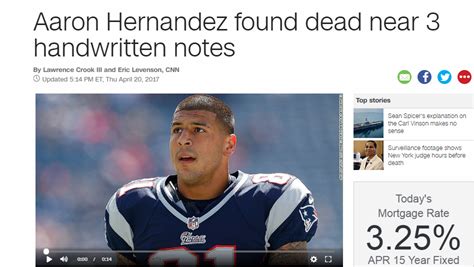 Aaron Hernandez found dead near 3 handwritten notes 